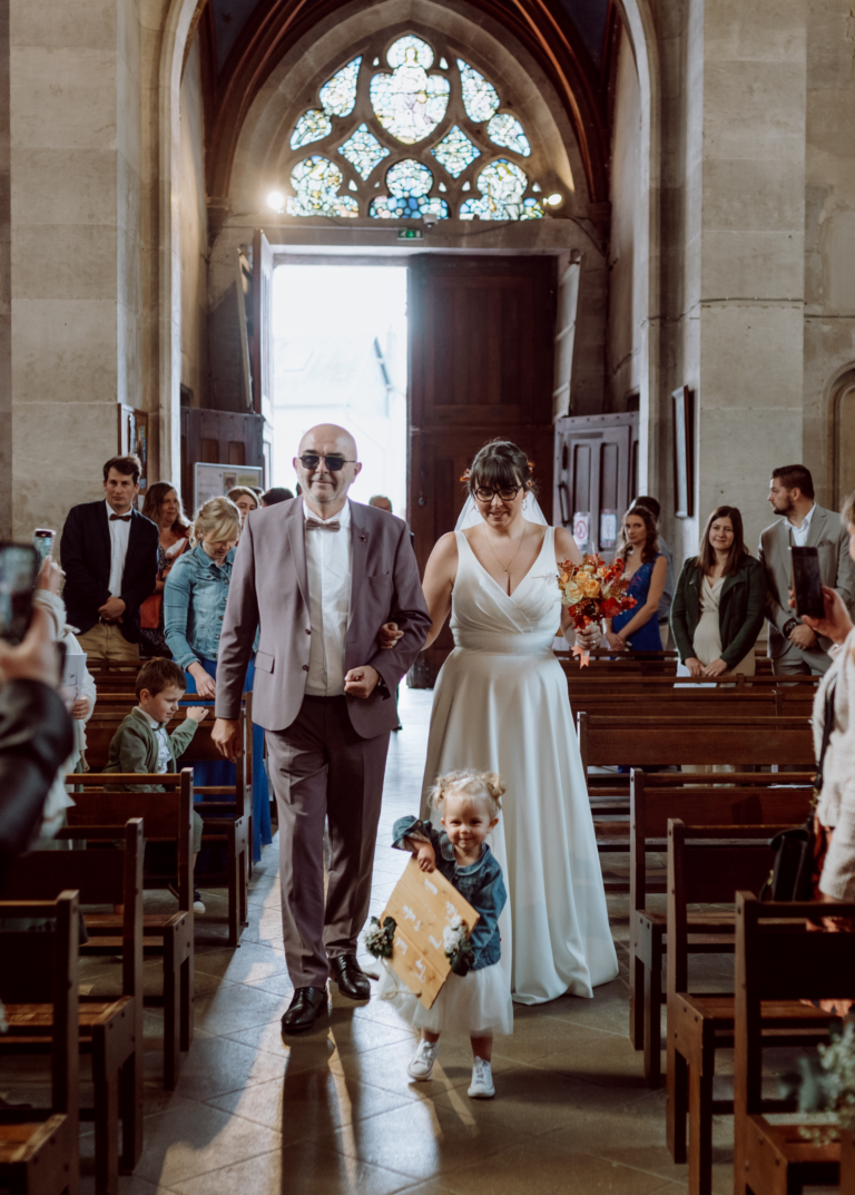 Entrée de la Mariée à l'église