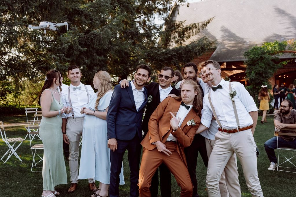 Cocktail mariage champêtre extérieur Normandie