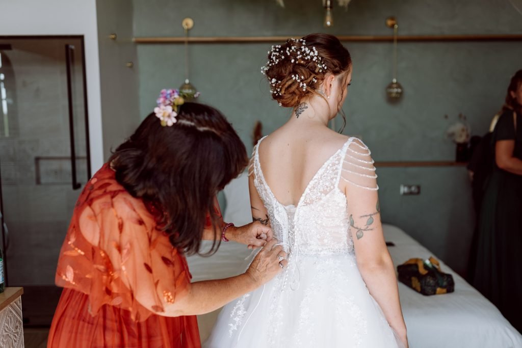 Préparatifs de la mariée mariage Bosc-Grimont gîte champêtre