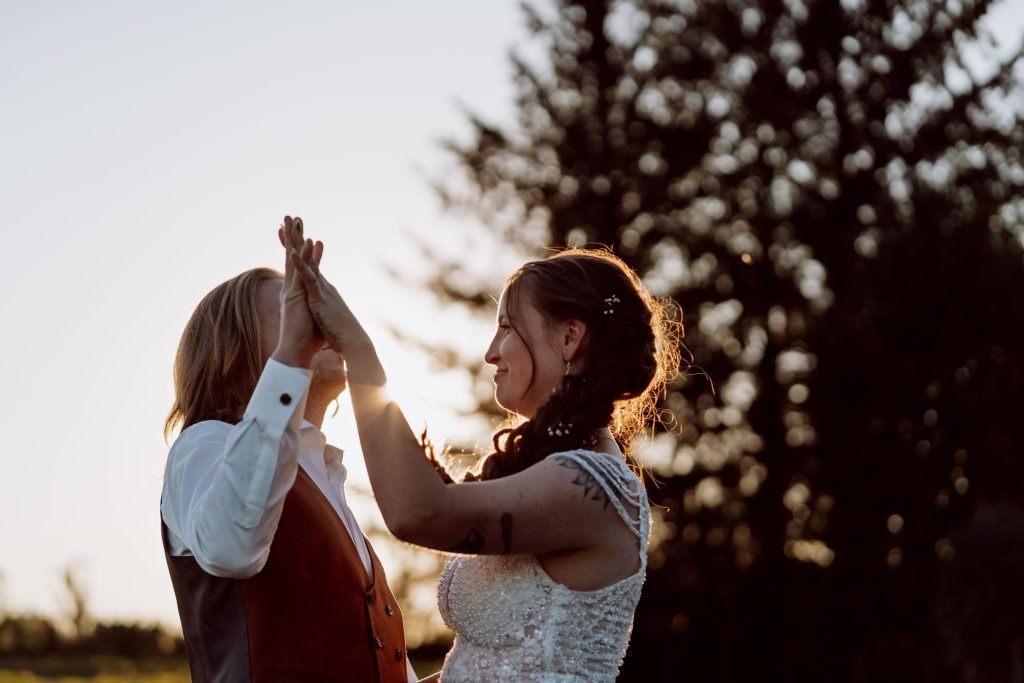 Photo couple mariage champêtre Bosc-Grimont le havre